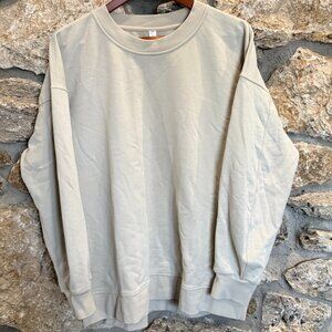 Women's Lululemon Perfectly Oversized Crew, Style#LW3DUTS, Size 10, Cream